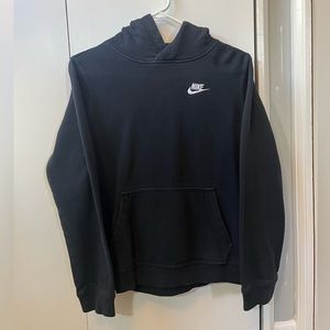 Nike Black Hooded Sweatshirt